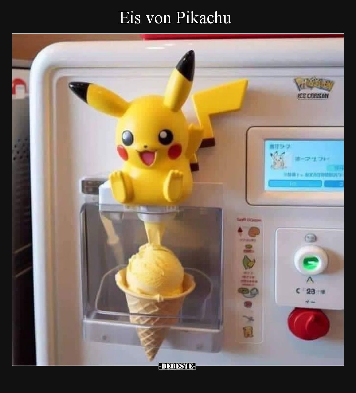 Eis von Pikachu