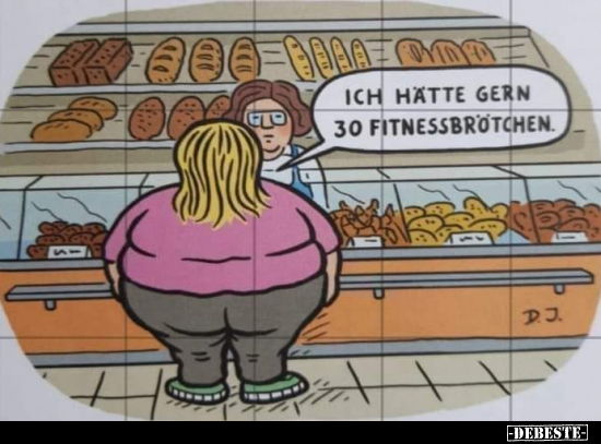 Ich hätte gern 30 Fitnessbrötchen.. - Lustige Bilder | DEBESTE.de