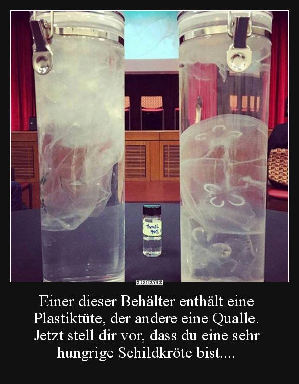 Einer dieser Behälter enthält eine Plastiktüte, der.. - Lustige Bilder | DEBESTE.de