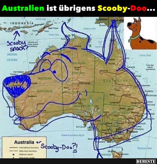 Australien ist übrigens Scooby-Doo.. - Lustige Bilder | DEBESTE.de