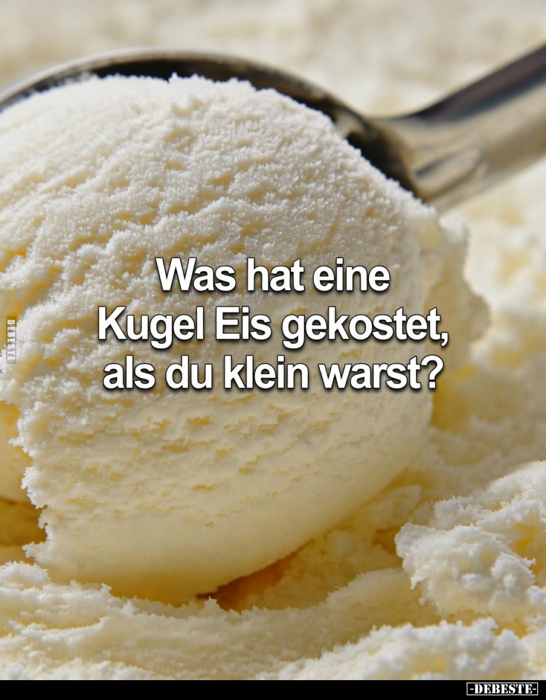 Was hat eine Kugel Eis gekostet, als du klein warst?