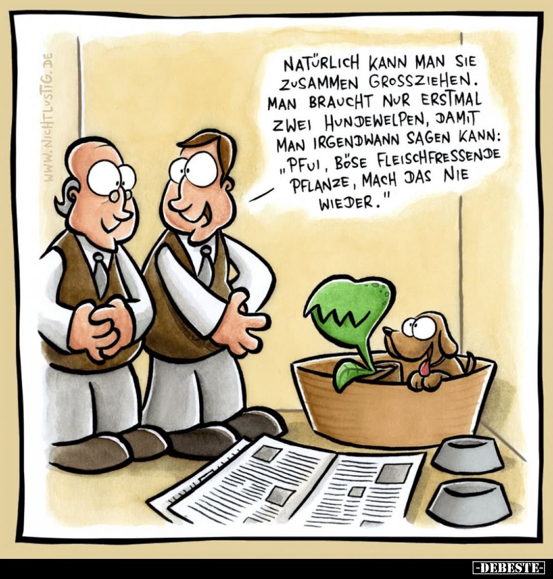 Natürlich kann man sie zusammen grossziehen.. - Lustige Bilder | DEBESTE.de