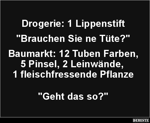 Drogerie: 1 Lippenstift.. - Lustige Bilder | DEBESTE.de