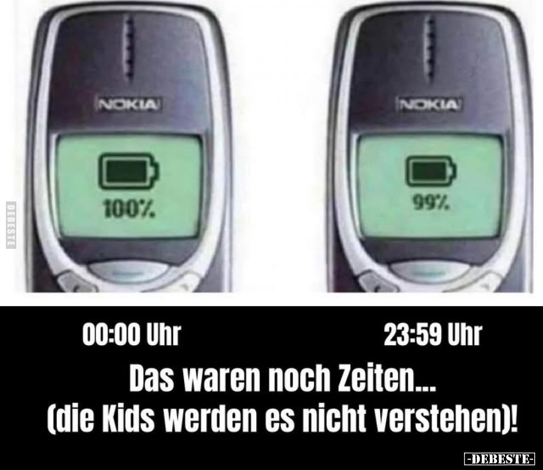 Das waren noch Zeiten... (die Kids werden es nicht verstehen)!