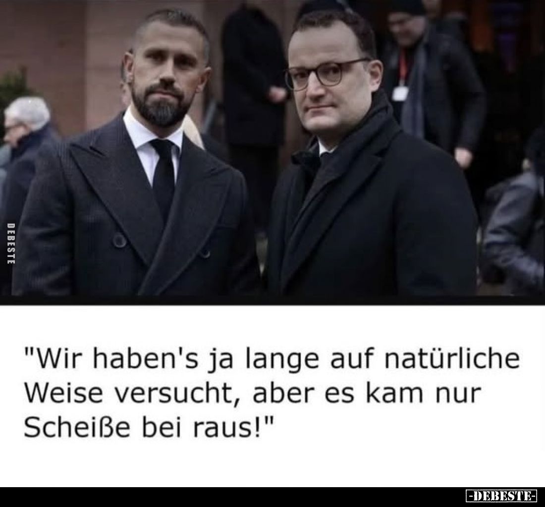 "Wir haben's ja lange auf natürliche Weise versucht.." - Lustige Bilder | DEBESTE.de