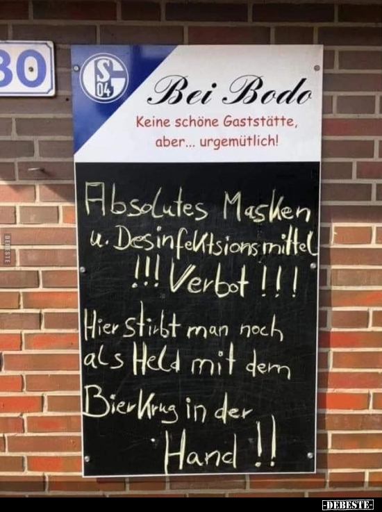 Absolutes Masken u. Desinfektionsmittel Verbot!... - Lustige Bilder | DEBESTE.de