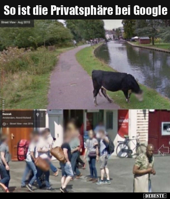 So ist die Privatsphäre bei Google..