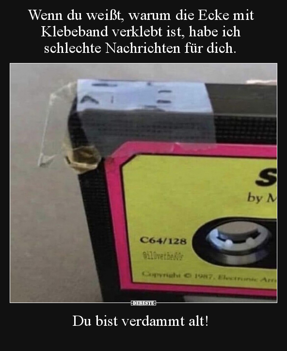 Wenn du weißt, warum die Ecke mit Klebeband verklebt ist.. - Lustige Bilder | DEBESTE.de