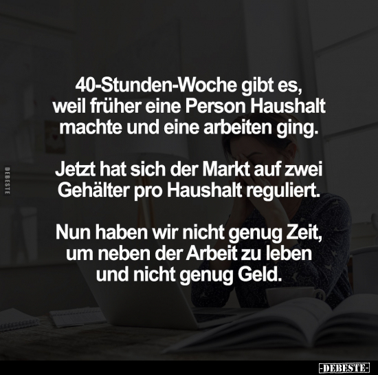 40-Stunden-Woche gibt es.. - Lustige Bilder | DEBESTE.de