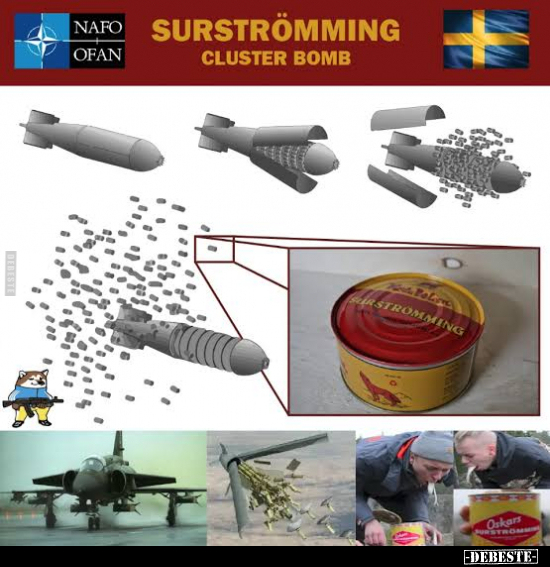 SURSTRÖMMING CLUSTER BOMB