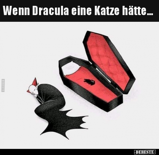 Wenn Dracula eine Katze hätte... - Lustige Bilder | DEBESTE.de