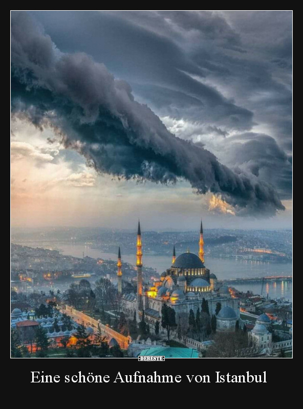 Eine schöne Aufnahme von Istanbul.. - Lustige Bilder | DEBESTE.de