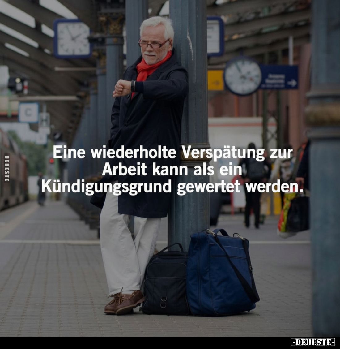 Eine wiederholte Verspätung zur Arbeit kann als ein Kündigungsgrund gewertet werden.