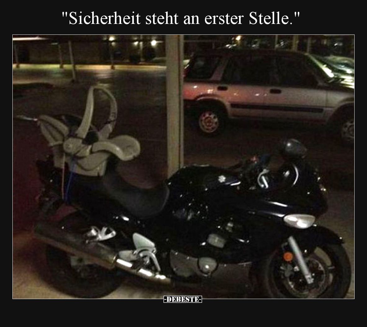 "Sicherheit steht an erster Stelle.".. - Lustige Bilder | DEBESTE.de