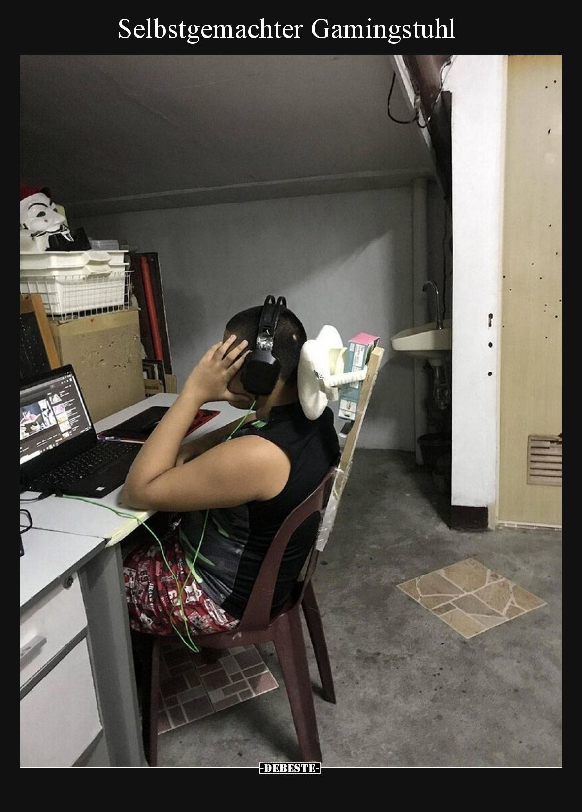 Selbstgemachter Gamingstuhl
