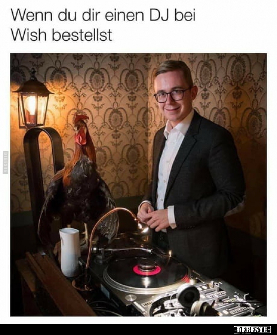 Wenn du dir einen DJ bei Wish bestellst..