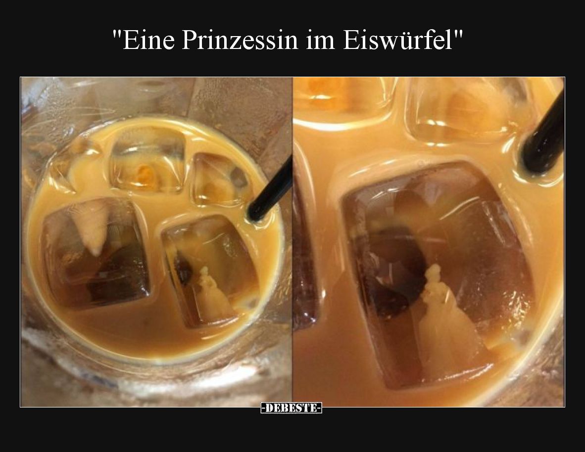 Eine Prinzessin im Eiswürfel