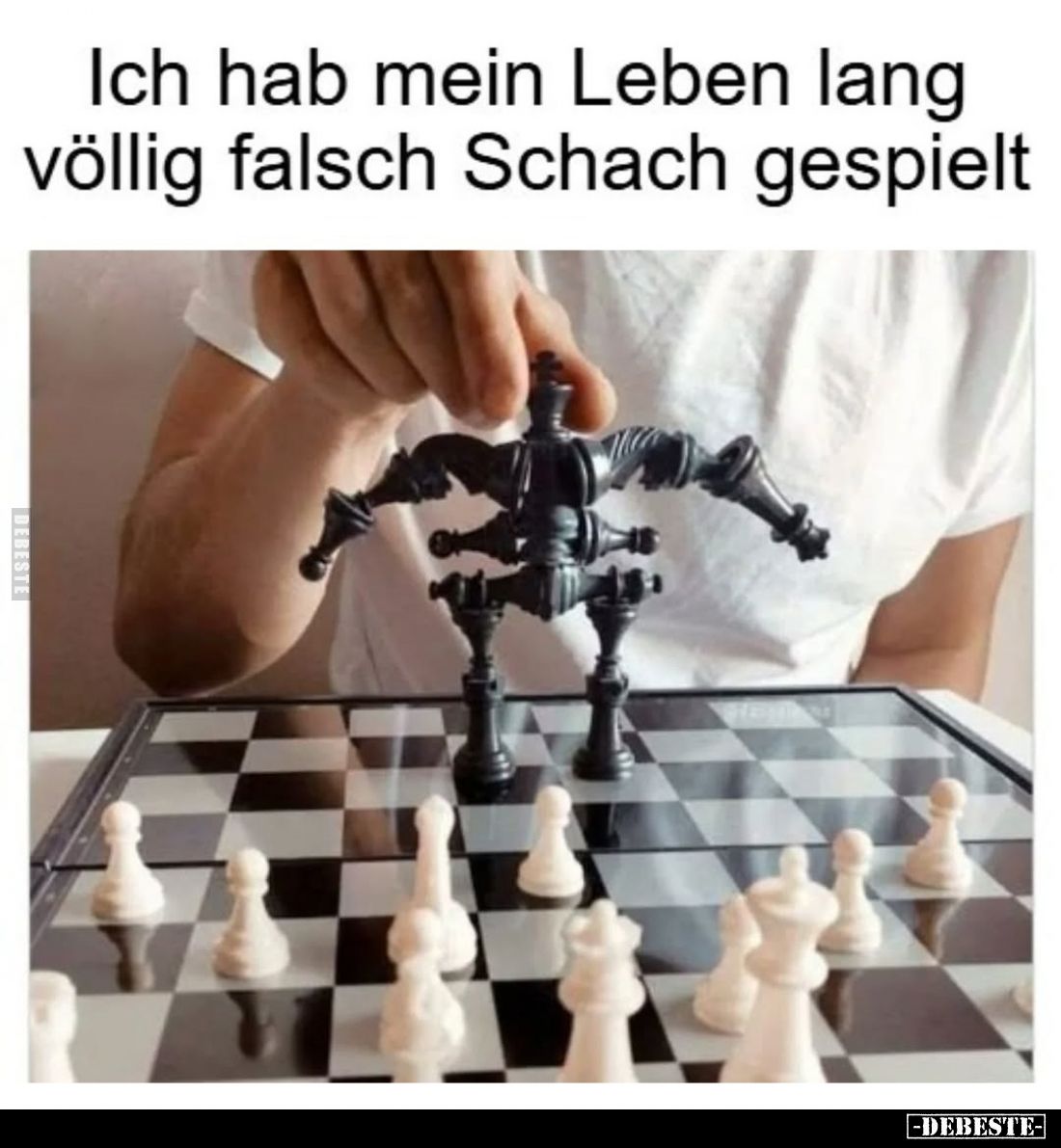 Ich hab mein Leben lang völlig falsch Schach gespielt