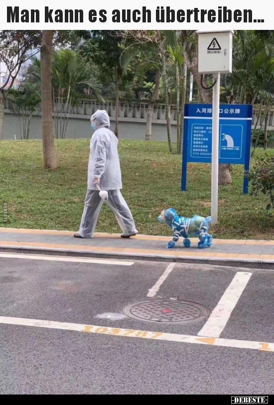 Man kann es auch übertreiben...