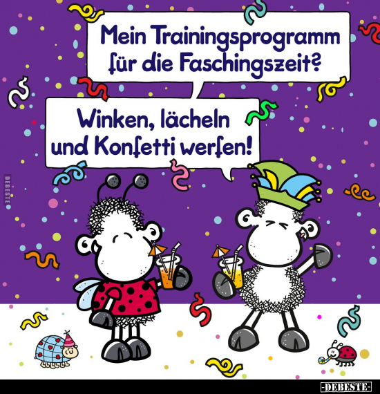 Mein Trainingsprogramm für die Faschingszeit?.. - Lustige Bilder | DEBESTE.de