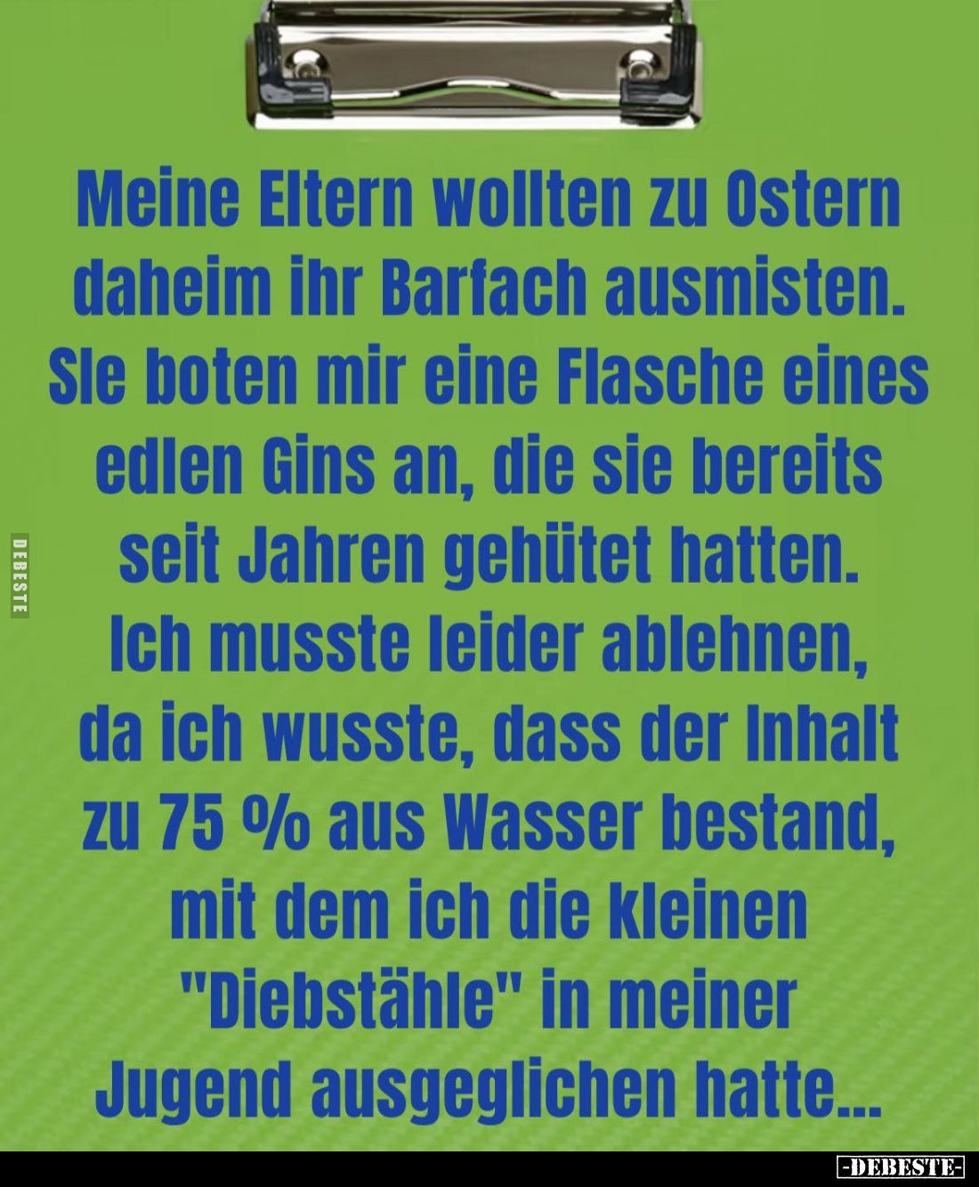 Meine Eltern wollten zu Ostern... - Lustige Bilder | DEBESTE.de