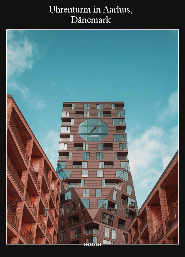 Uhrenturm in Aarhus, Dänemark.. - Lustige Bilder | DEBESTE.de