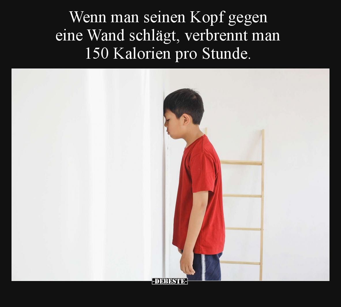 Wenn man seinen Kopf gegen eine Wand schlägt.. - Lustige Bilder | DEBESTE.de