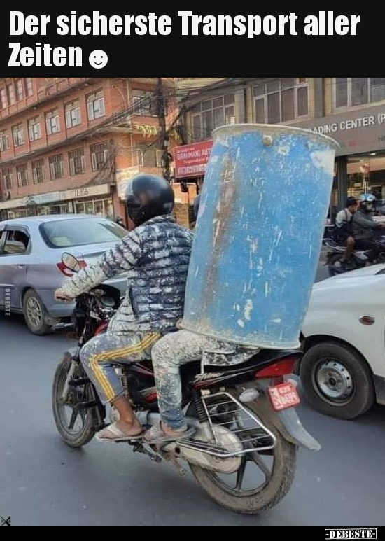 Der sicherste Transport aller Zeiten☻ - Lustige Bilder | DEBESTE.de