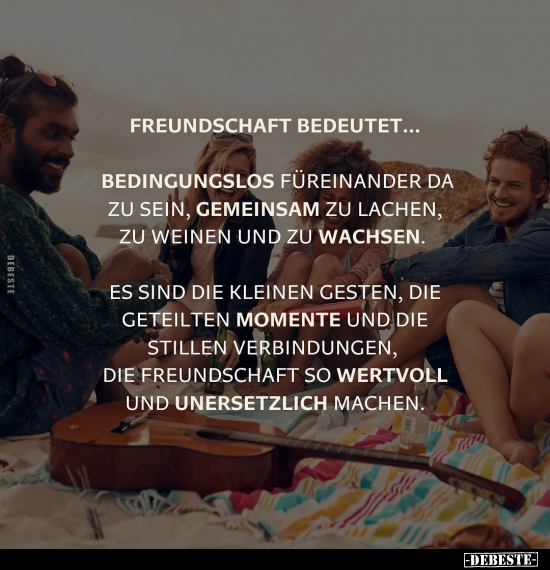 Freundschaft bedeutet.. - Lustige Bilder | DEBESTE.de