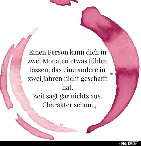 Einen Person kann dich in zwei Monaten etwas fühlen lassen.. - Lustige Bilder | DEBESTE.de