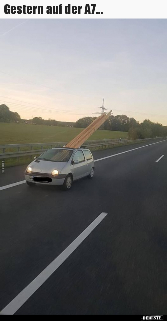Gestern auf der A7...