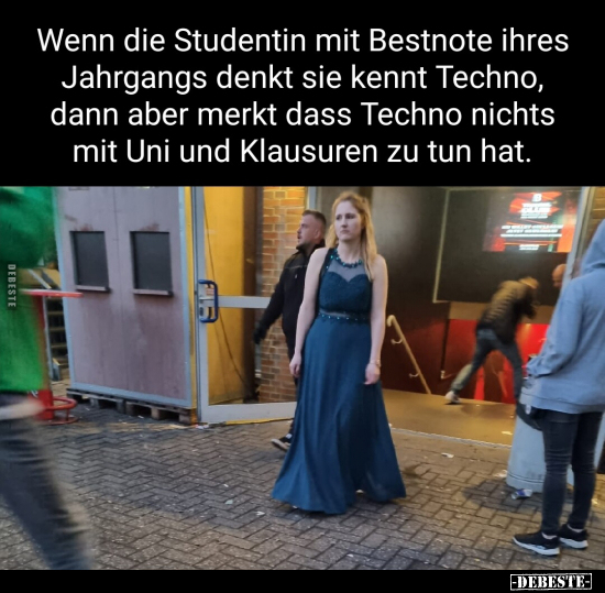 Wenn die Studentin mit Bestnote ihres Jahrgangs.. - Lustige Bilder | DEBESTE.de