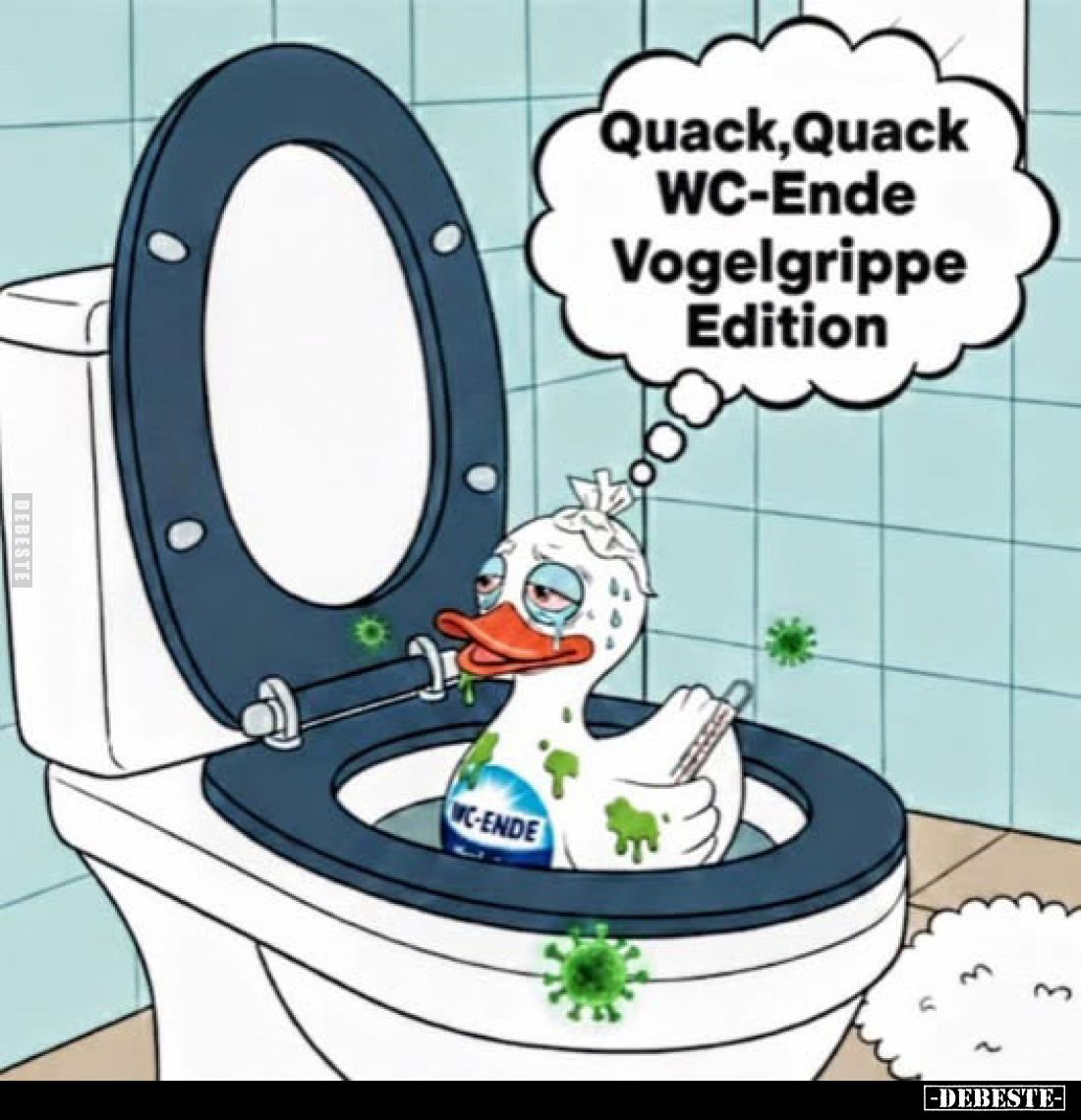 Quack, Quack WC-Ende Vogelgrippe Edition