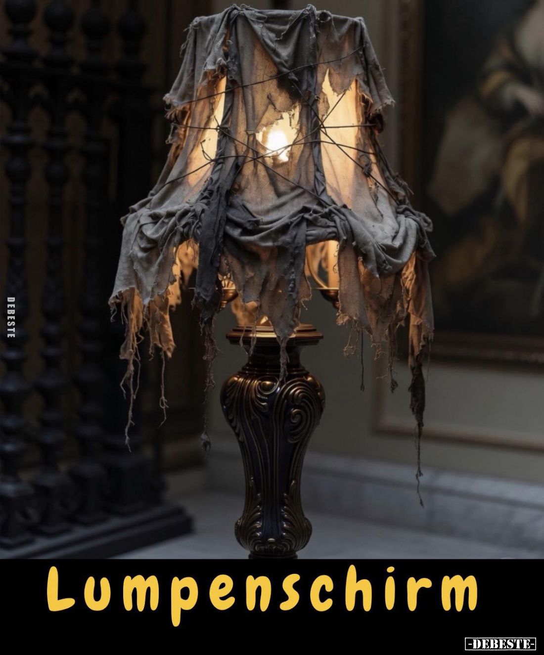 Lumpenschirm.