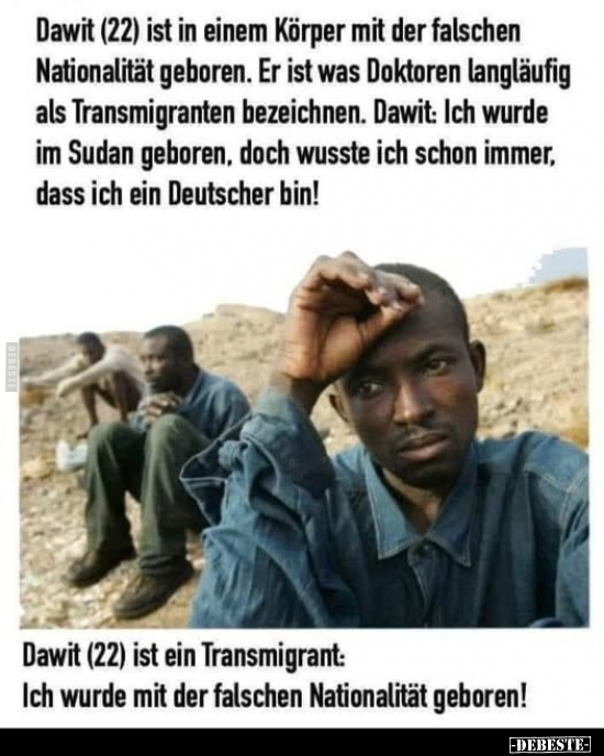 Dawit (22) ist in einem Körper mit der falschen.. - Lustige Bilder | DEBESTE.de