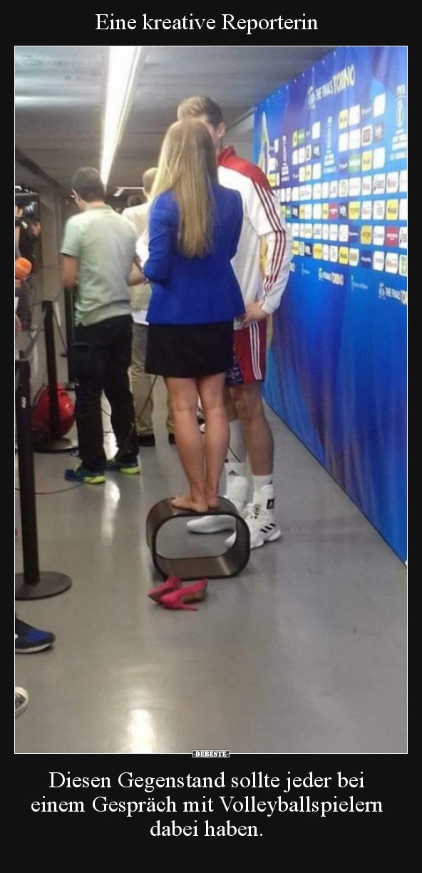 Eine kreative Reporterin...