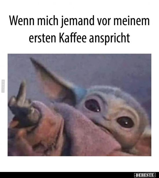 Wenn mich jemand vor meinem ersten Kaffee anspricht.. - Lustige Bilder | DEBESTE.de