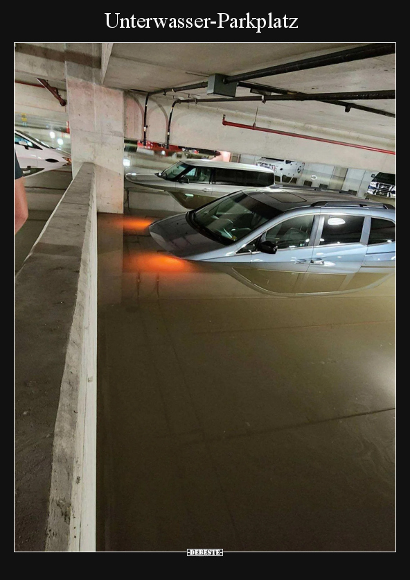 Unterwasser-Parkplatz.. - Lustige Bilder | DEBESTE.de