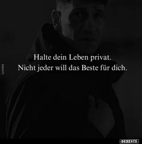 Halte dein Leben privat.. - Lustige Bilder | DEBESTE.de