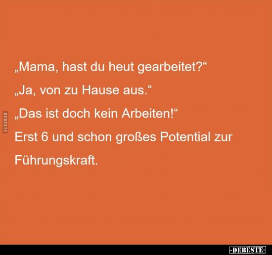 Zu Hause, Doch, Führungskraft