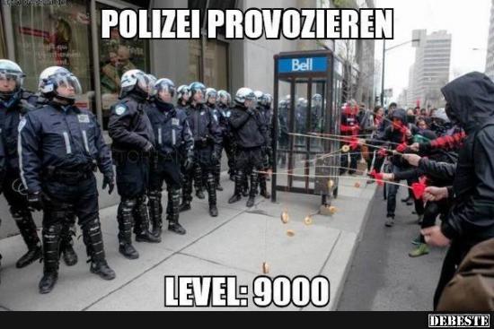 Polizei provozieren - level: 9000 - Lustige Bilder | DEBESTE.de