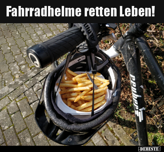 Fahrradhelme retten Leben!.. - Lustige Bilder | DEBESTE.de