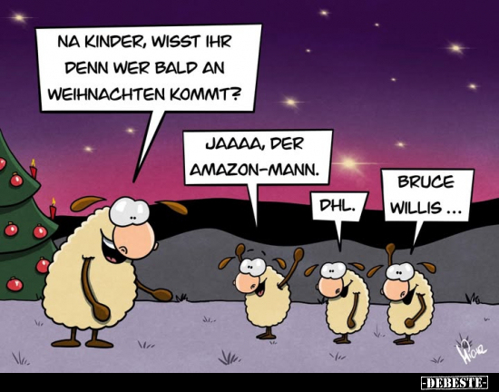 Na Kinder, wisst ihr denn wer bald an Weihnachten kommt?.. - Lustige Bilder | DEBESTE.de