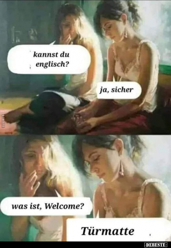 Kannst du englisch? Ja, sicher.. - Lustige Bilder | DEBESTE.de