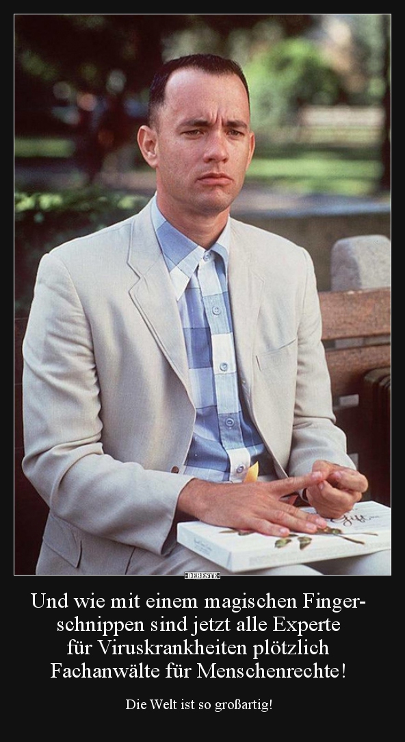 Und wie mit einem magischen Fingerschnippen sind jetzt..