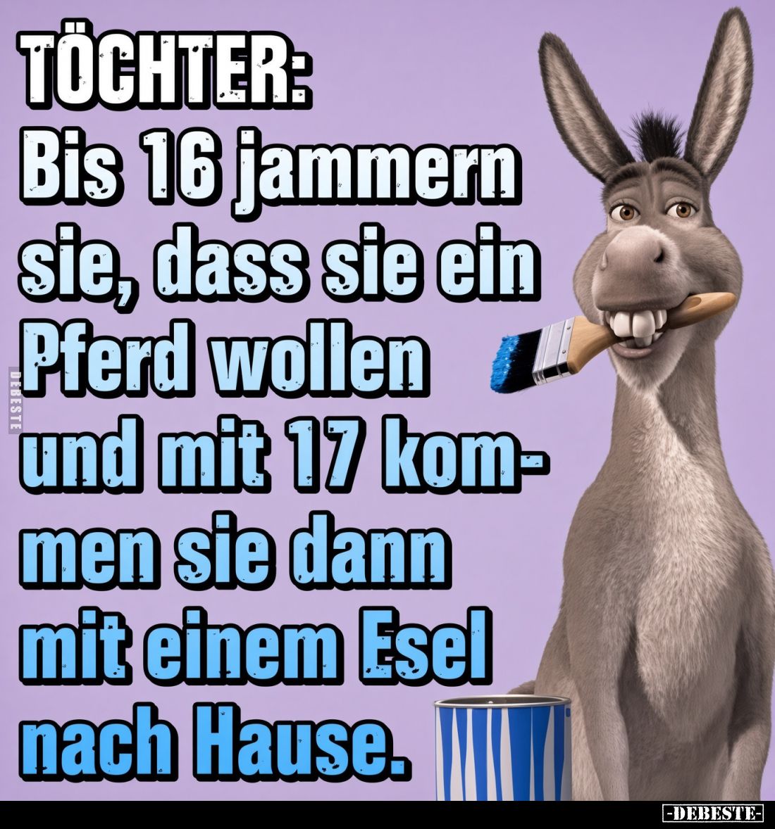 TÖCHTER: Bis 16 jammern sie, dass sie ein Pferd wollen.. - Lustige Bilder | DEBESTE.de