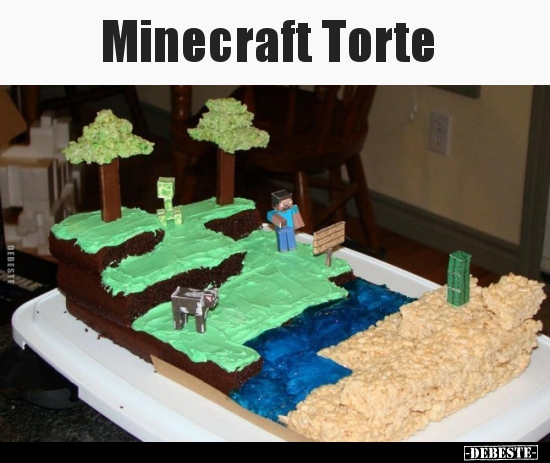 Minecraft Torte.. - Lustige Bilder | DEBESTE.de