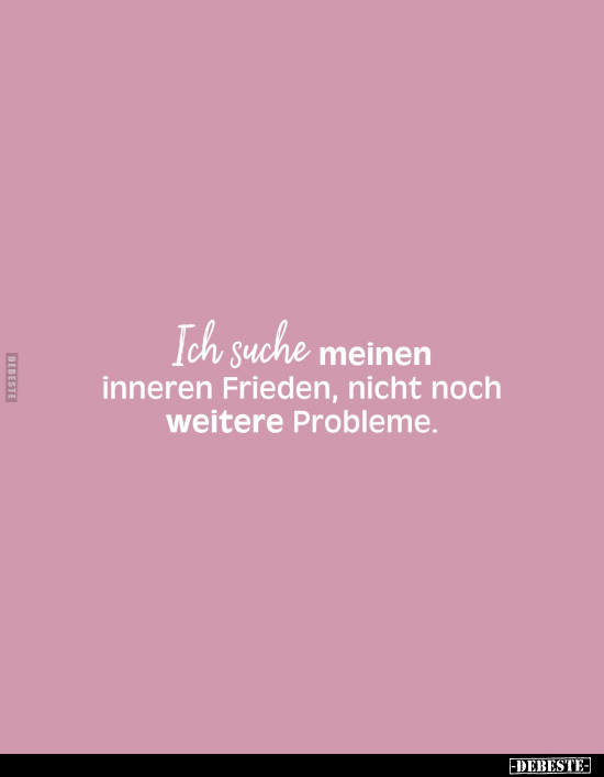 Frieden, Probleme