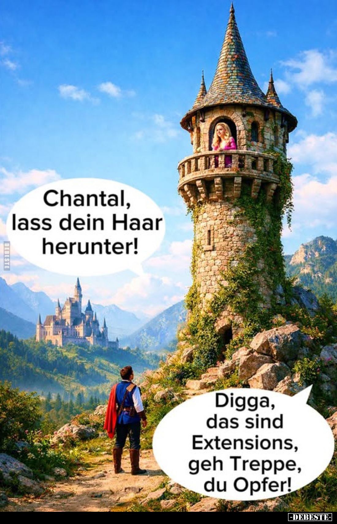 Chantal, lass dein Haar herunter!.. - Lustige Bilder | DEBESTE.de