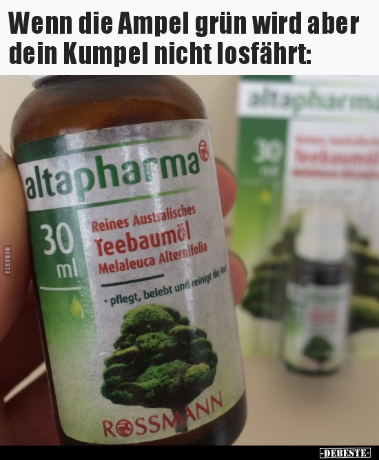 Wenn die Ampel grün wird aber dein Kumpel nicht..